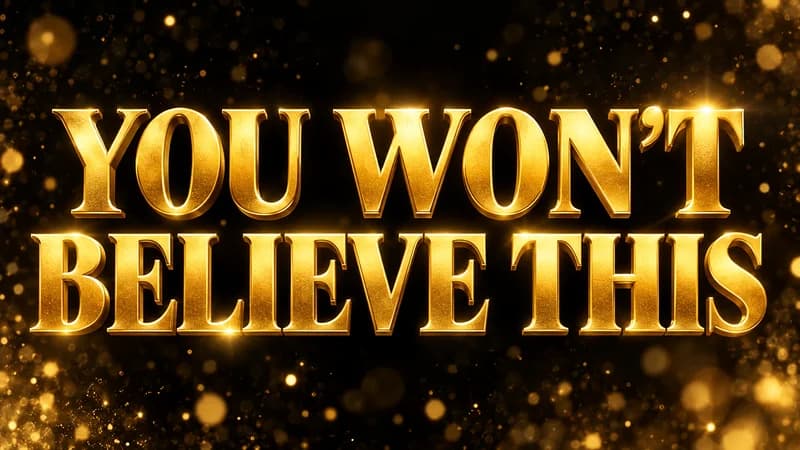 Gold luxury text