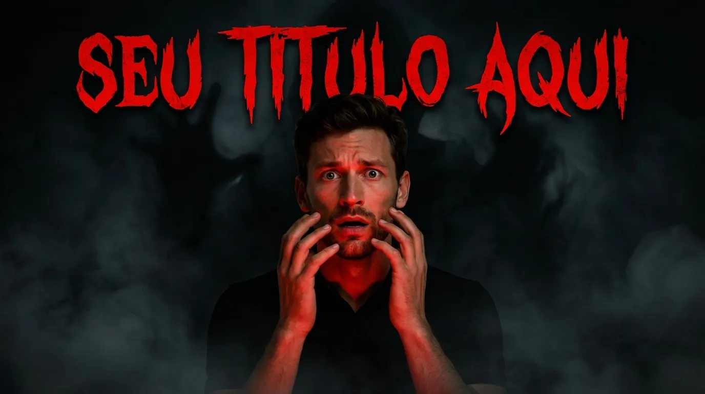 Estilo de thumbnail horror