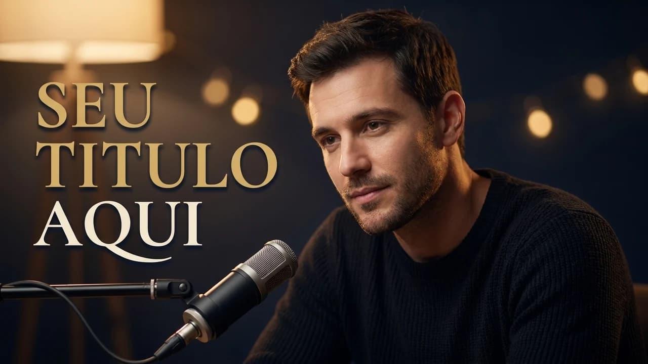 Estilo de thumbnail podcast intimate